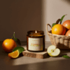swieca orange citrus apple 120 (1) Świeca sojowa zapachowa CITRUS APPLE & ORANGE