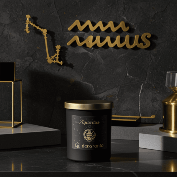 swieca sojowa aquarius 300 (2) Świeca sojowa zapachowa znaki zodiaku AQUARIUS (Wodnik)