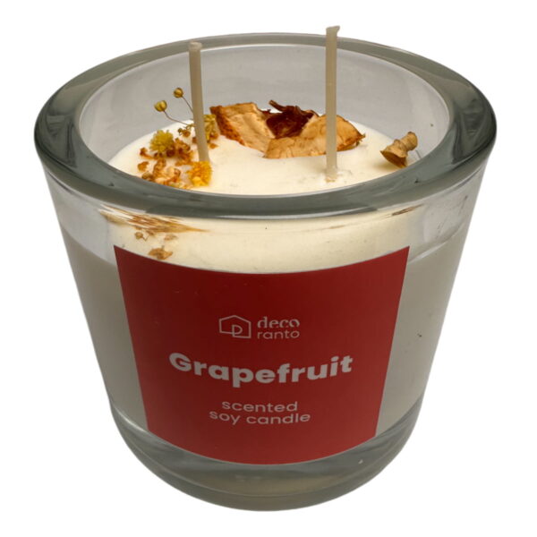 Świeczka sojowa zapachowa GREjPFRUT