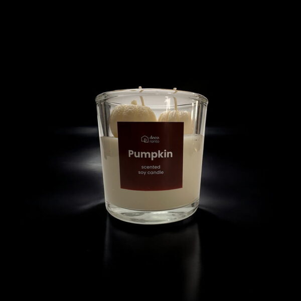 swieca-sojowa-zapachowa-dynia-3.jpg Świeca sojowa zapachowa PUMPKIN dynia w dużym szklanym pojemniku 400 ml