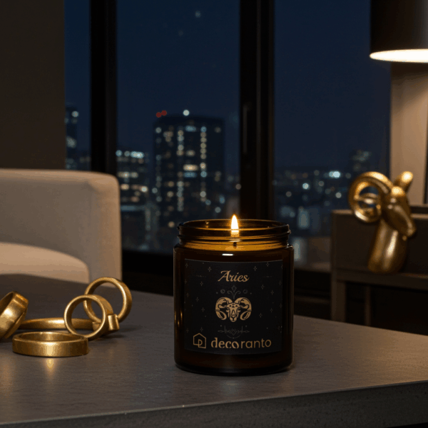 swieca sojowa znaki zodiaku aries 180 (2) Świeca sojowa zapachowa znaki zodiaku ARIES (Baran)