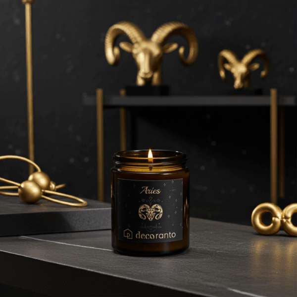 swieca sojowa znaki zodiaku aries 180 (3) Świeca sojowa zapachowa znaki zodiaku ARIES (Baran)