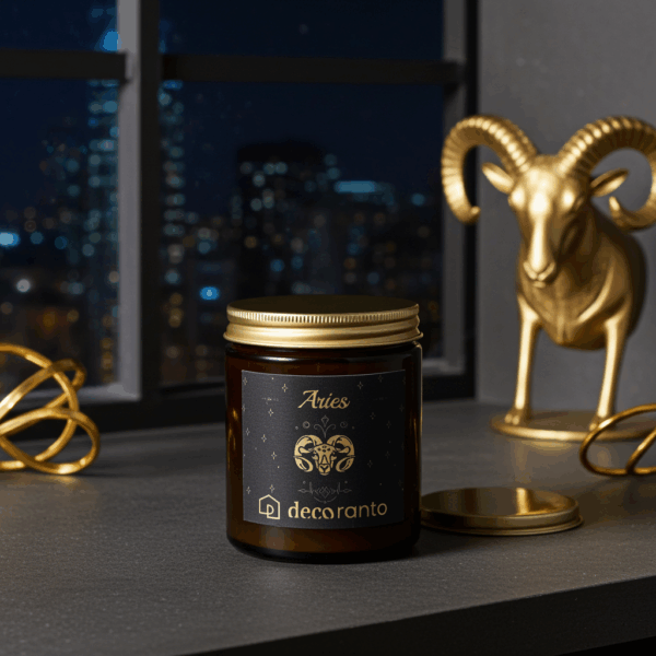 swieca sojowa znaki zodiaku aries 180 (5) Świeca sojowa zapachowa znaki zodiaku ARIES (Baran)