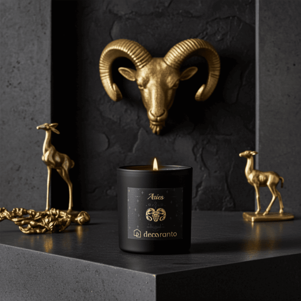 Świeca sojowa zapachowa znaki zodiaku ARIES (Baran)