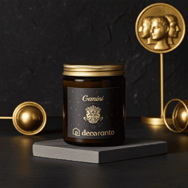 swieca sojowa znaki zodiaku gemini 180 (4) Świeca sojowa zapachowa znaki zodiaku GEMINI (Bliźnięta)