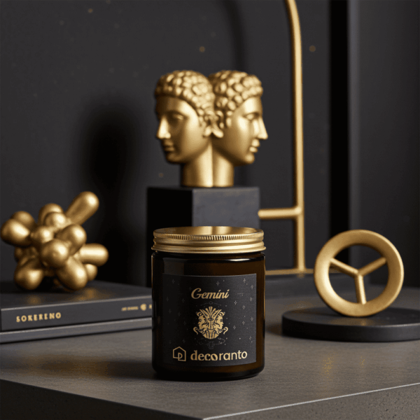 swieca sojowa znaki zodiaku gemini 180 (7) Świeca sojowa zapachowa znaki zodiaku GEMINI (Bliźnięta)