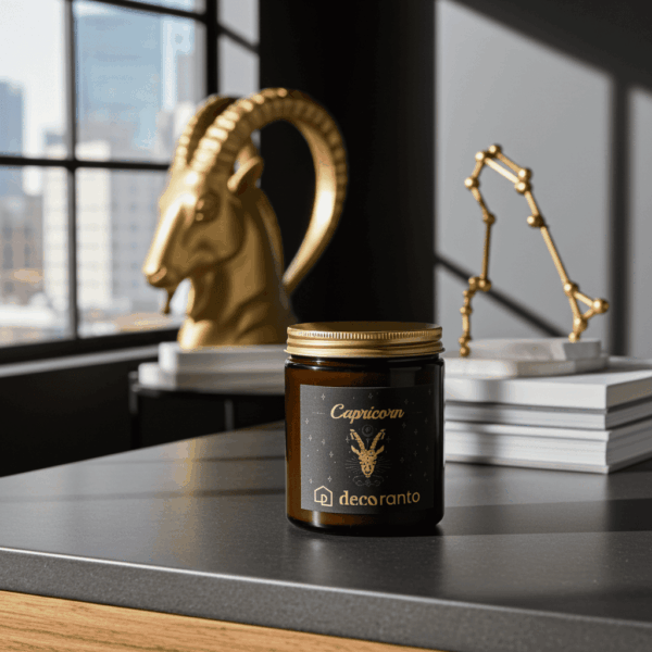 swieca sojowa znaki zodiaku koziororzec 180 (7) Świeca sojowa zapachowa znaki zodiaku CAPRICORN (Koziorożec)