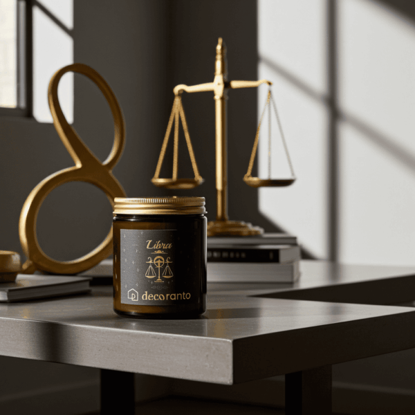 swieca sojowa znaki zodiaku libra 180 (3) Świeca sojowa zapachowa znaki zodiaku LIBRA (Waga)