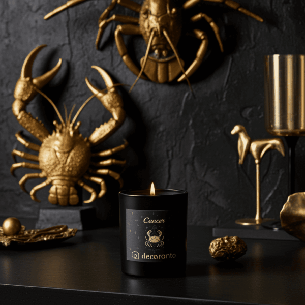 Świeca sojowa zapachowa znaki zodiaku CANCER (Rak)