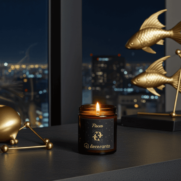 swieca sojowa znaki zodiaku ryby 180 (6) Świeca sojowa zapachowa znaki zodiaku PISCES (Ryby)