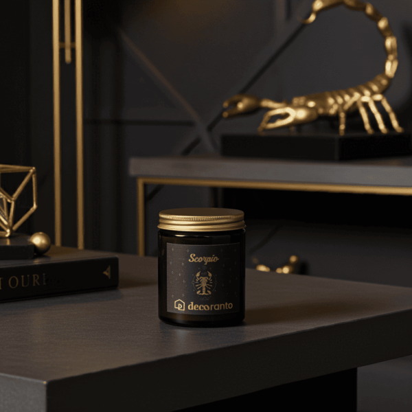 swieca sojowa znaki zodiaku skorpion 180 (7) Świeca sojowa zapachowa znaki zodiaku SCORPIO (Skorpion)