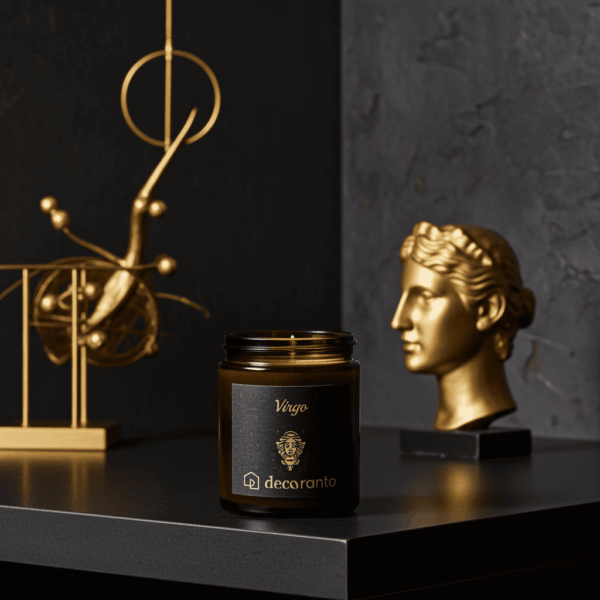 swieca sojowa znaki zodiaku virgo 180 (3) Świeca sojowa zapachowa znaki zodiaku VIRGO (Panna)