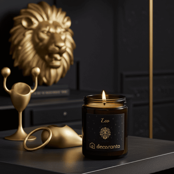 swieca sojowa znaki zodialu leo 180 (1) Świeca sojowa zapachowa znaki zodiaku LEO (Lew)