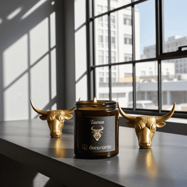 swieca sojowa zodiak taurus 180 (2) Świeca sojowa zapachowa znaki zodiaku TAURUS (Byk)