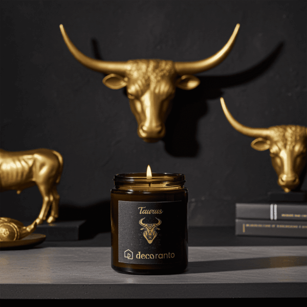 swieca sojowa zodiak taurus 180 (4) Świeca sojowa zapachowa znaki zodiaku TAURUS (Byk)