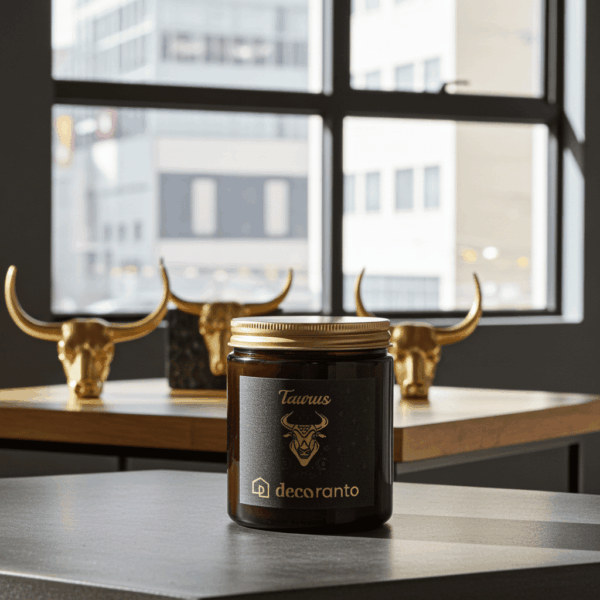 swieca sojowa zodiak taurus 180 (5) Świeca sojowa zapachowa znaki zodiaku TAURUS (Byk)