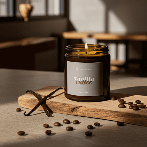 Świeca sojowa zapachowa COFFEE & VANILLA