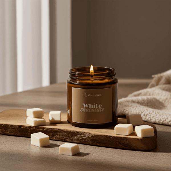 Świeca sojowa zapachowa WHITE CHOCOLATE